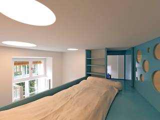 old loft, 3rdskin architecture gmbh 3rdskin architecture gmbh Eclectic style nursery/kids room Beds & cribs