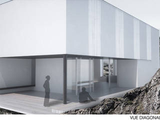 VILLA O, Wen Qian ZHU Architecture Wen Qian ZHU Architecture Casas de estilo minimalista
