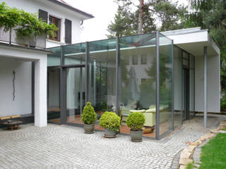 Haus N, Claus + Pretzsch Architekten BDA Claus + Pretzsch Architekten BDA Anexos de estilo moderno