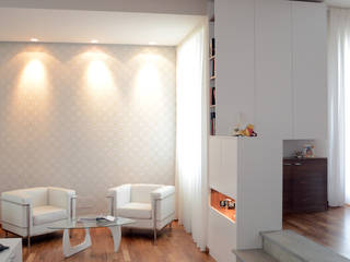 Interior Design Villa CDM a Bolognano (PE), Studio Sabatino Architetto Studio Sabatino Architetto Moderne Wohnzimmer