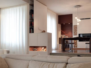 Interior Design Villa CDM a Bolognano (PE), Studio Sabatino Architetto Studio Sabatino Architetto 모던스타일 다이닝 룸