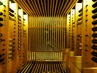 B14, BONBA studio BONBA studio Modern wine cellar