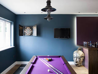 Bespoke games room bar & Cinema room bar cu_cucine Modern living room