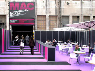 Audiovisual MAC / Environmental design, KXdesigners KXdesigners Espacios comerciales