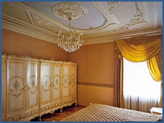 роспись потолка, Абрикос Абрикос Classic style bedroom