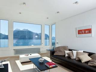 villa privata - lago di Como, SENSIBILE DE ROSALES SENSIBILE DE ROSALES Modern living room