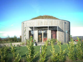 Yourte en bois, Virginie Farges Virginie Farges Modern houses