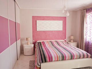 Boulouris - chambre rose, B.Inside B.Inside Modern Bedroom