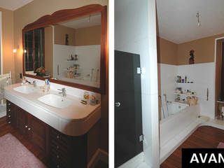 Salle de bains, ARMOR ARCHITECTURE ASSOCIES ARMOR ARCHITECTURE ASSOCIES Classic style bathroom