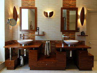 Salle de bains, ARMOR ARCHITECTURE ASSOCIES ARMOR ARCHITECTURE ASSOCIES Colonial style bathroom