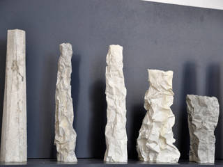 Vases série Totem & série Falaise, 2014., Chauvin Amandine Chauvin Amandine Rumah Gaya Eklektik