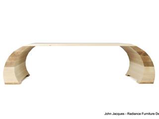 Strata Ripple Sycamore Coffee Table, Radiance Furniture Design Radiance Furniture Design Modern living room