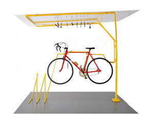 Atelier de réparation pour vélo, 2012., Chauvin Amandine Chauvin Amandine Commercial spaces