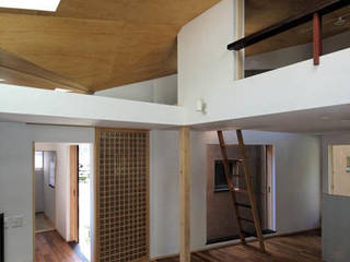 House at Senrioka, アトリエ N-size / Atelier N-size Architects Office アトリエ N-size / Atelier N-size Architects Office Living room