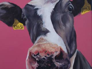Frisian cow paintings and prints, Thuline, Studio-Gallery Thuline, Studio-Gallery ห้องอื่นๆ