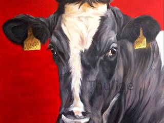 Frisian cow paintings and prints, Thuline, Studio-Gallery Thuline, Studio-Gallery ห้องอื่นๆ