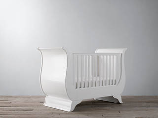 Luxury Cot Beds with solid oak: French inspired designs, Custard & Crumble Custard & Crumble Nursery/kid’s room