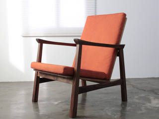 Grip on Armchair, The QUAD woodworks The QUAD woodworks Ruang Studi/Kantor Modern