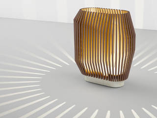 Lampe ZOOTROPE, Sandra Demuth Sandra Demuth ミニマルな 家