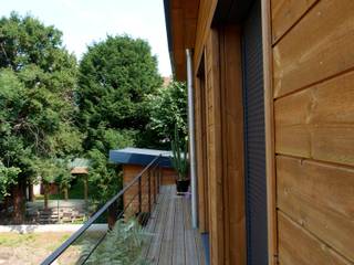 une maison BBC toute en bois en ile de france, karine penard karine penard Minimalist house