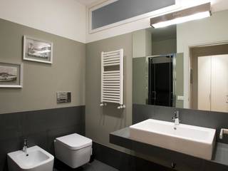Appartamento a San Paolo - Roma, Archifacturing Archifacturing Moderne badkamers