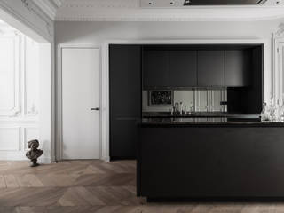 Paris 75006, César Pupat Architecture intérieure César Pupat Architecture intérieure Cocinas de estilo minimalista