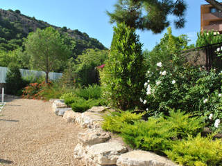 Jardín de matices en villa alicantina, David Jiménez. Arquitectura y paisaje David Jiménez. Arquitectura y paisaje Klasik Bahçe