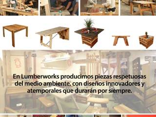 Madera Reutilizada, Lumberworks Lumberworks Rumah Gaya Industrial