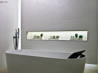 boks 04 - aranżacja, nomad studio nomad studio Modern bathroom