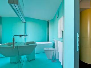 wave, 3rdskin architecture gmbh 3rdskin architecture gmbh Eclectic style bathroom