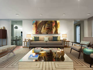 Family Room, Ana Rita Soares- Design de Interiores Ana Rita Soares- Design de Interiores Вітальня