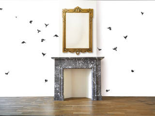 Wallpaper Sparrow, Snijder&CO Snijder&CO Pareti & Pavimenti in stile moderno