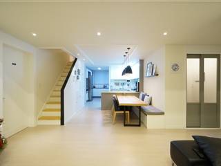 수완진아리채 3차 After, 유노디자인 유노디자인 Scandinavische woonkamers