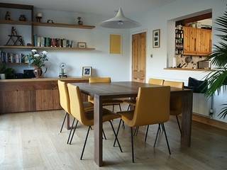 Dining Table in Solid American Black Walnut, Future Antiques Future Antiques غرفة السفرة