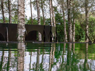 SPIRULINA FOUNTAIN, Bureau A Bureau A ミニマルな 庭