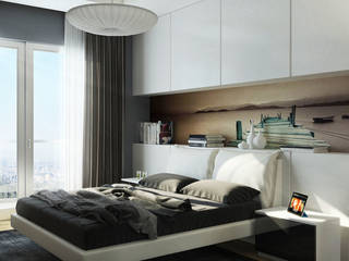 UYSAL RESIDENCE, Çağrı Aytaş İç Mimarlık İnşaat Çağrı Aytaş İç Mimarlık İnşaat Modern style bedroom