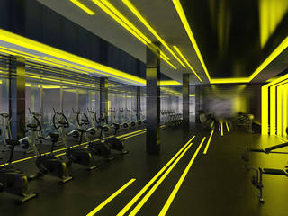 DUHOK - Fitness Center, Ayaz Ergin Archıtecture & Desıgn Ayaz Ergin Archıtecture & Desıgn Ticari alanlar