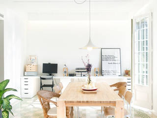 Vivienda en Sant Joan. Barcelona , Egue y Seta Egue y Seta Scandinavian style dining room