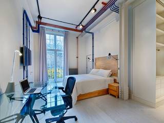 Covent Garden Penthouse, Adventure In Architecture Adventure In Architecture غرفة نوم