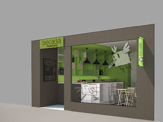 Proyecto Ganador para Restaurante Take - Away , ARQit estudio ARQit estudio Commercial spaces