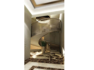 DUHOK - Villa, Ayaz Ergin Archıtecture & Desıgn Ayaz Ergin Archıtecture & Desıgn Modern Koridor, Hol & Merdivenler