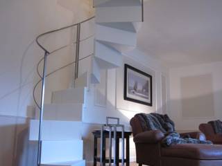 Residenza privata - Design : Betelli- Mabele Lab, MA-Bo srl MA-Bo srl Modern corridor, hallway & stairs