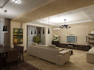 Дизайн квартиры, Efimova Ekaterina Efimova Ekaterina Living room