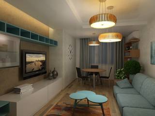 Дизайн квартиры 2, Efimova Ekaterina Efimova Ekaterina Modern living room