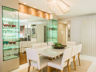 Luxo Contemporâneo!, Élcio Bianchini Projetos Élcio Bianchini Projetos Eclectic style dining room