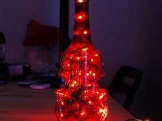 Violabottlelamp, Tasarım, Masa Cam Gece Lambası, LAMPBADA DESIGN LAMP LAMPBADA DESIGN LAMP İç Dekorasyon
