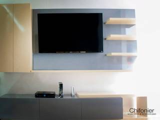 PROYECTO PUEBLA, Chiffonnier Chiffonnier Modern style media rooms