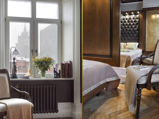 Частный интерьер, Архитектурное бюро "Золотые головы" Архитектурное бюро 'Золотые головы' Classic style bedroom