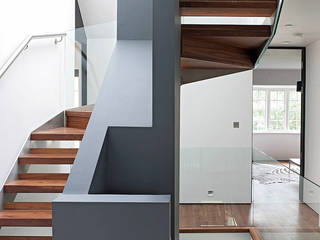 Sheen Lane, BLA Architects BLA Architects Modern corridor, hallway & stairs