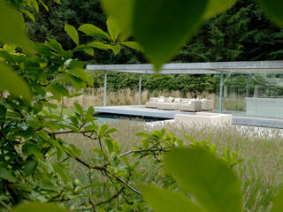 Villa garden The Netherlands, Andrew van Egmond (ontwerp van tuin en landschap) Andrew van Egmond (ontwerp van tuin en landschap) Minimalist Bahçe